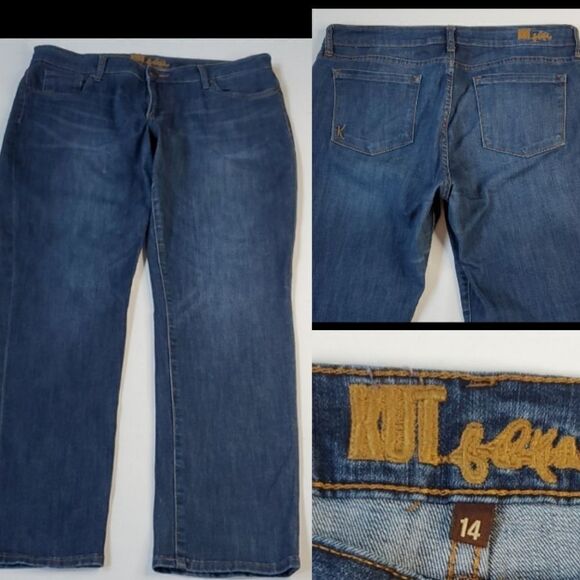 14 KUT FROM THE KLOTH STRAIGHT CURVY 121683 NORDSTROM JEANS - Picture 1 of 14